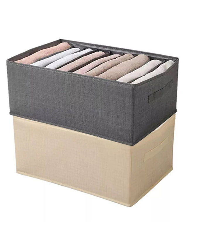 Organizer Salvaspazio Per Armadi Scatola Pieghevole 9 Scomparti 36x20x25cm 87402         