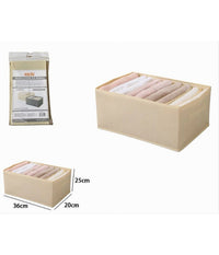 Organizer Salvaspazio Per Armadi Scatola Pieghevole 9 Scomparti 36x20x25cm 87402         