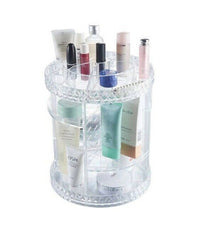 Organizer Tondo Trasparente Crilex Per Gioielli Trucchi Cosmetici Make-up 59068         