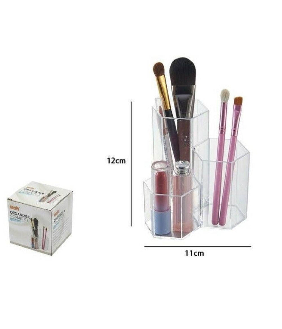 Organizer Trasparente Crilex Per Gioielli Trucchi Cosmetici Makeup 12x11cm 59062         