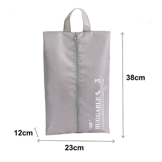 Trade Shop - Organizer Viaggio Casa Borsa Impermeabile Organizzatore Valigia Grigio 38x23x12cm 87711         