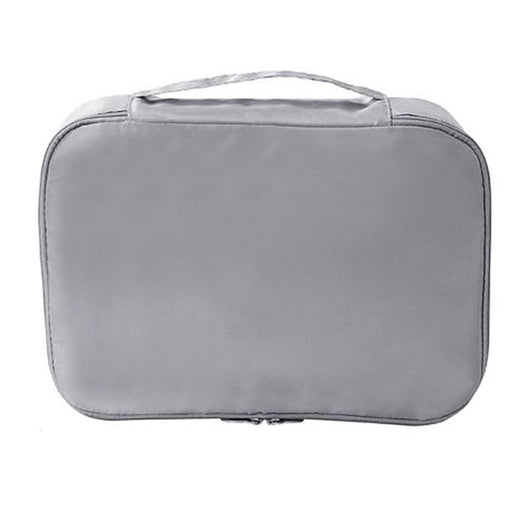 Trade Shop - Organizer Viaggio Organizza Valigia Bagagli Borsa Per Intimo 26x15x9cm Grigia 87717         