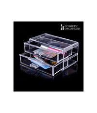 Organizza Cosmetici Make Up Aclinico Trasparente Cosmetic Organizer 2 Cassetti         