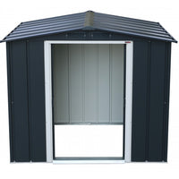 organizza il tuo giardino Casetta in Metallo 6'x4' Duramax by Ezooza 1221 x 2020 x 1805 mm grigia: perfetta nella tua oasi verde