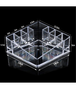 Organizzatore Contenitore Porta Trucchi Espositore Make Up Rossetti Gioielli         