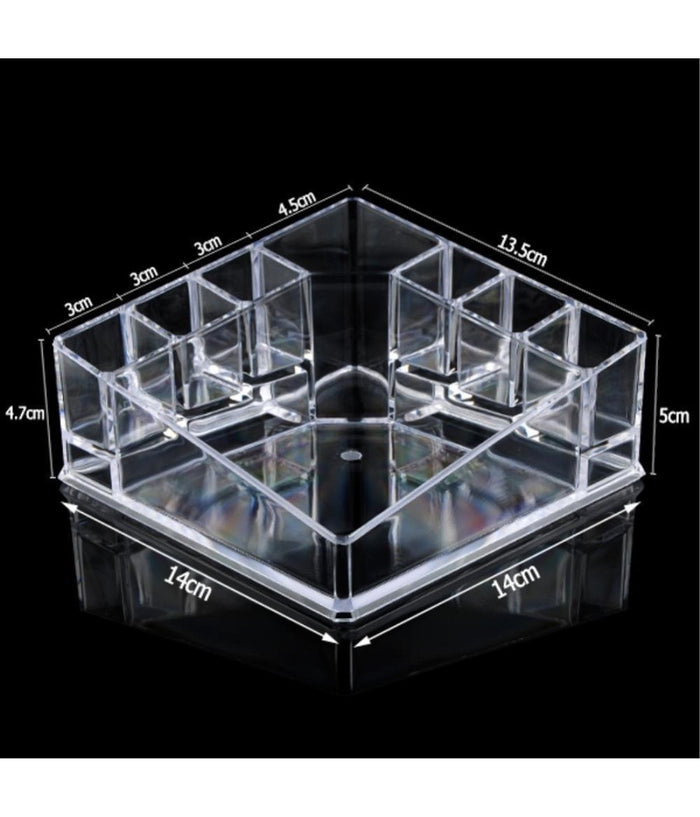 Organizzatore Contenitore Porta Trucchi Espositore Make Up Rossetti Gioielli         