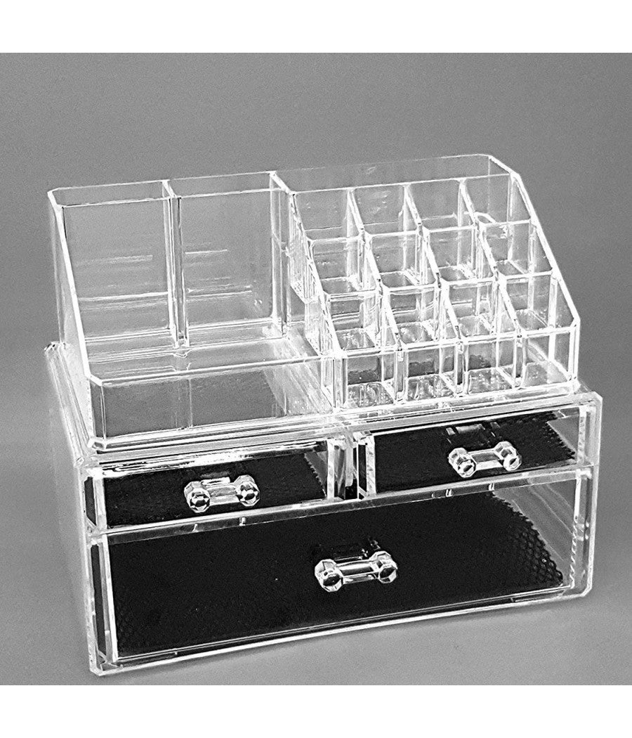 Organizzatore Porta Cosmetici Make Up  10256 Espositore Organizer 16 Comparti         