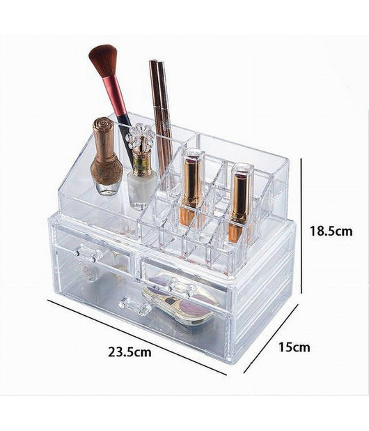 Organizzatore Porta Cosmetici Make Up  10256 Espositore Organizer 16 Comparti         
