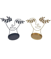 Organizzatore Stand Espositore Metallo Gioielli Collane Bracciali Design Volto         