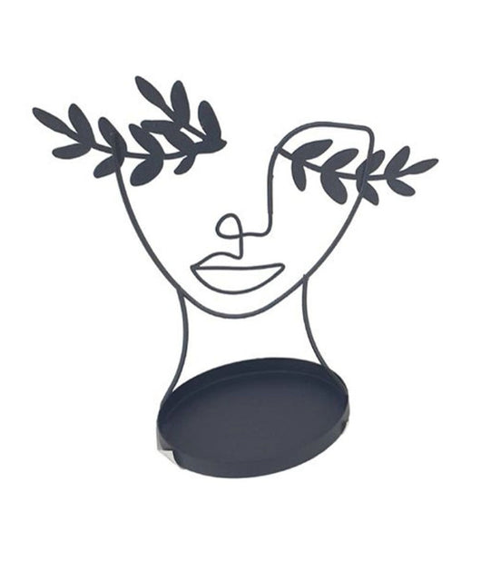 Organizzatore Stand Espositore Metallo Gioielli Collane Bracciali Design Volto         