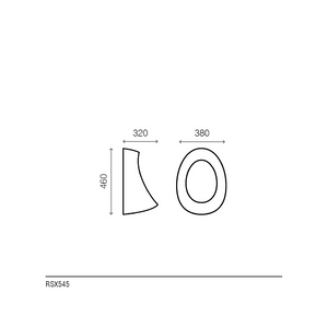 Orinatoio Sospeso Rubicer Completo DI Fissaggio Bianco Lucido "Urinol"