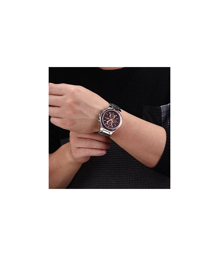 Orologio Da Polso 8011 Analogico Sportivi Al Quarzo D'affari Acciaio Di Lusso         