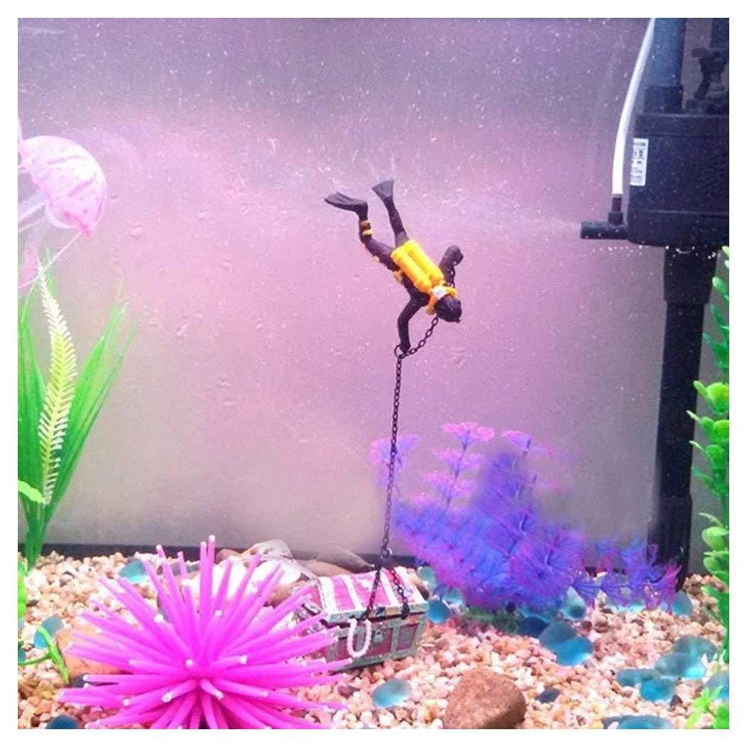 Trade Shop - Ornamento Per Acquario Decorativo Sub Catena Tesoro Dei Pirati Pesci Acqua -