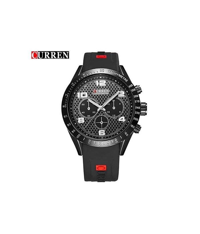 Orologi Di Lusso Di Marca Cinghia Silicone Analogico Al Quarzo Orologio 8167         