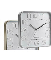 Orologio 30x4cm Da Parete Quadrato Classico Moderno Silenzioso Colori Ass 684142         