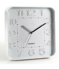 Orologio 30x4cm Da Parete Quadrato Classico Moderno Silenzioso Colori Ass 684142         