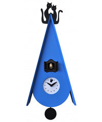 Orologio a cucù da parete Gattini con pendolo e uccellino