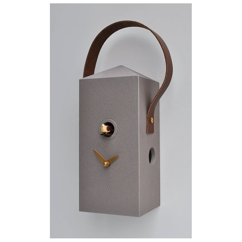 Orologio a cucù Lanterna da parete o appoggio con manico in cuoio