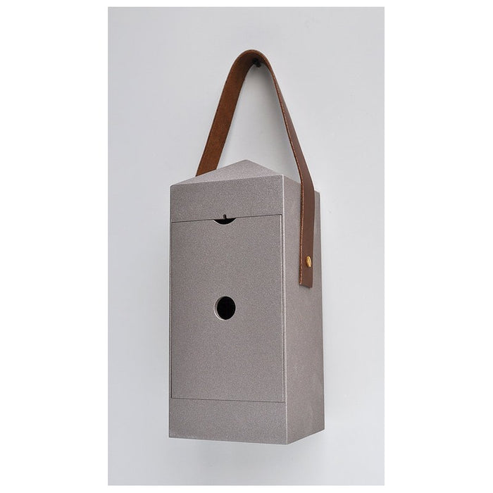 Orologio a cucù Lanterna da parete o appoggio con manico in cuoio