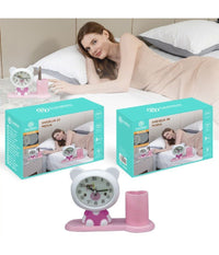 Orologio Analogico Sveglia A Forma Di Orsacchiotto Con Portapenne Tavolo Tx-9123         