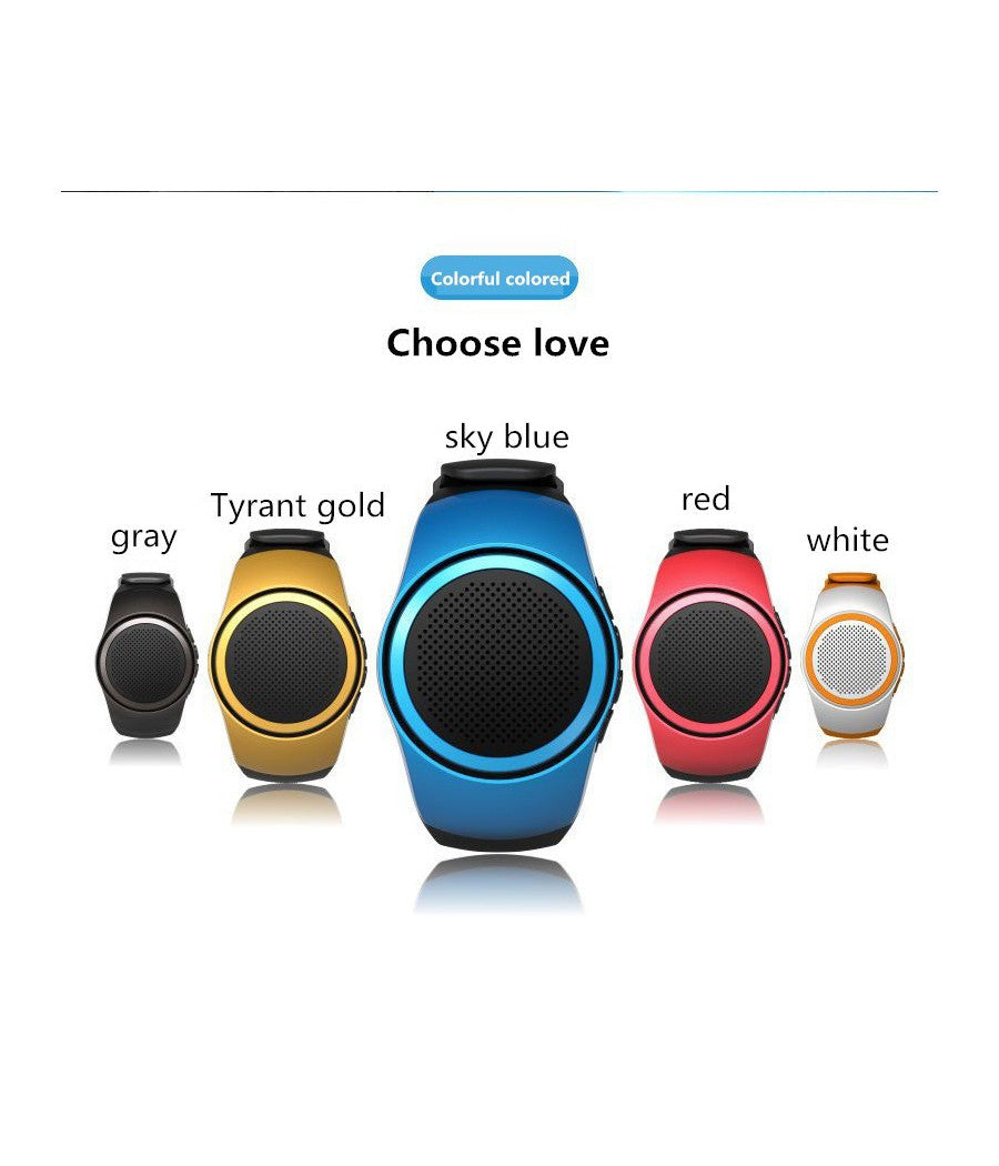 Orologio Bluetooth Altoparlante Cinturino Sport Wireless Mini Speaker Vivavoce         