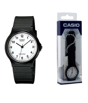 Orologio Casio Vintage Mq-24-7bll Silicone Nero Bianco Classico Uomo Donna         