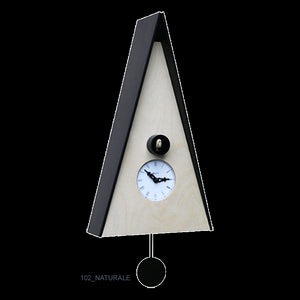 Orologio Con Cucù Norinberga Con Cassa Betulla E Tetto Made In Italy