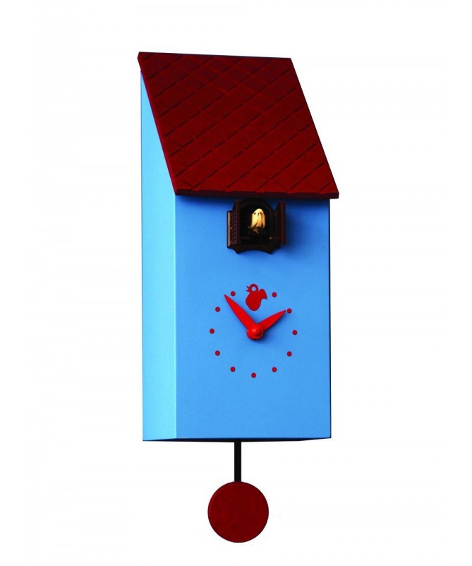 Orologio con cucù Portofino cassa in mdf laccato Made in Italy