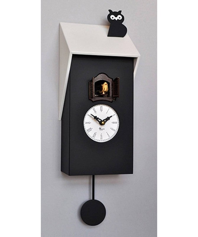 Orologio con cucù vicenza con cassa in betulla e tetto Made in Italy