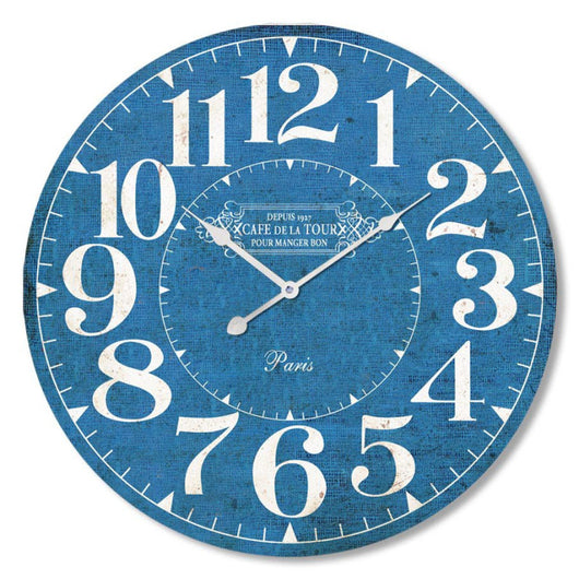 Orologio Da Parete 58cm Celine Mdf Blu
