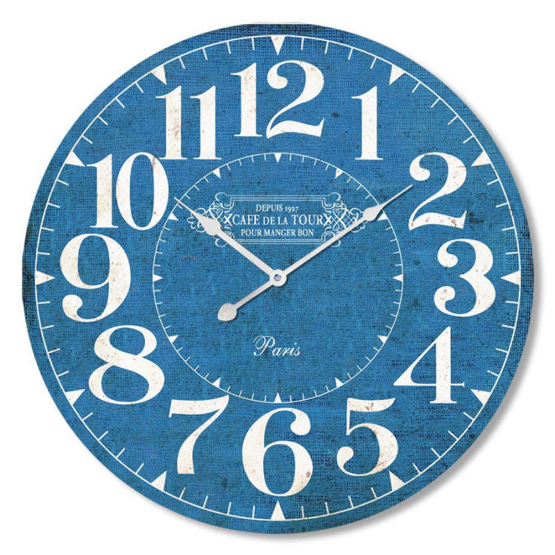 Orologio Da Parete 58cm Celine Mdf Blu