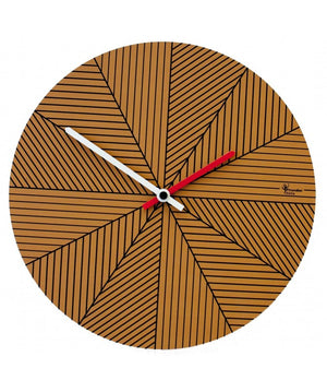 Orologio da parete Cronofilla con stampa in mdf 4 stagioni Made in Italy