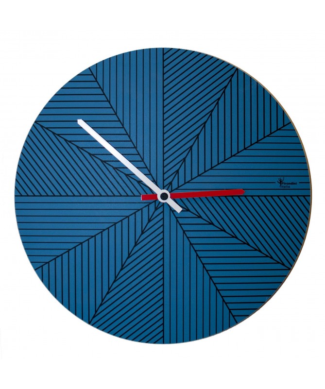 Orologio da parete Cronofilla con stampa in mdf 4 stagioni Made in Italy