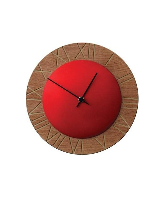 Orologio da parete Ettore in mdf e varie finiture Made in Italy