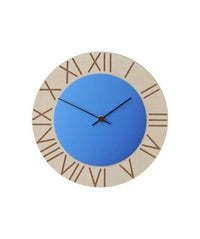 Orologio da parete Ettore in mdf e varie finiture Made in Italy