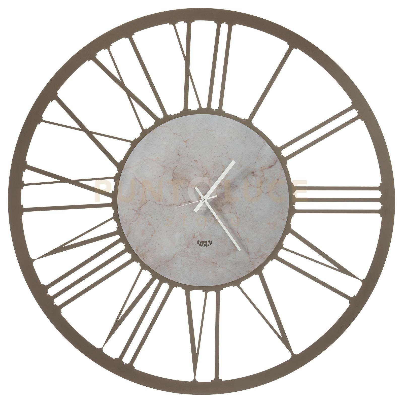 orologio da parete grande marmo Bronzo in Ferro 140cmdidiametro