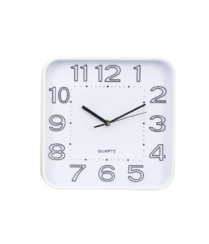 Orologio Da Parete Muro A Quarzo Quadrato Analogico Casa Ufficio Da 30 Cm 196872         