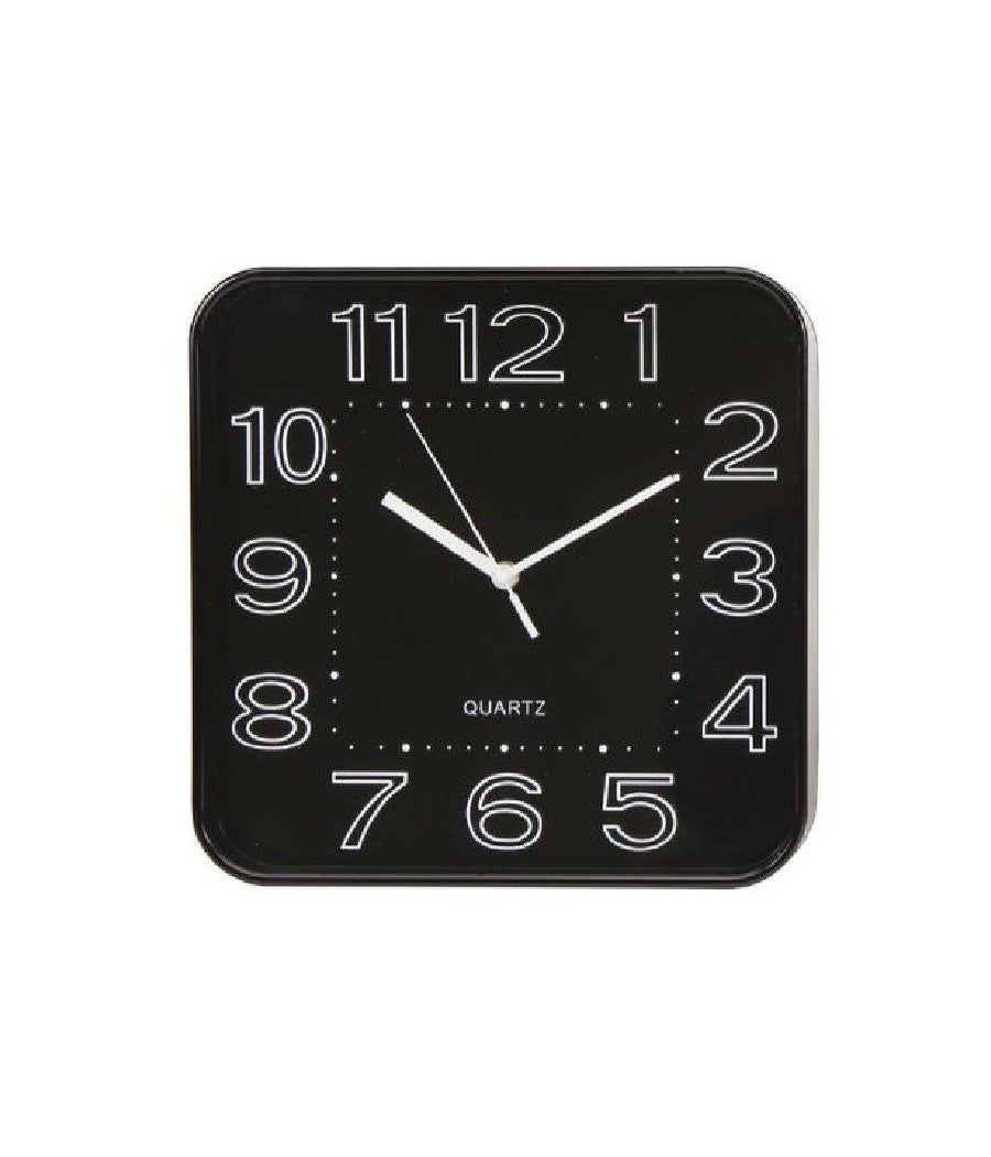 Orologio Da Parete Muro A Quarzo Quadrato Analogico Casa Ufficio Da 30 Cm 196872         