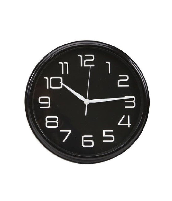 Orologio Da Parete Muro Analogico Per Cucina Stanza Casa 30cm Bianco Nero 186866         