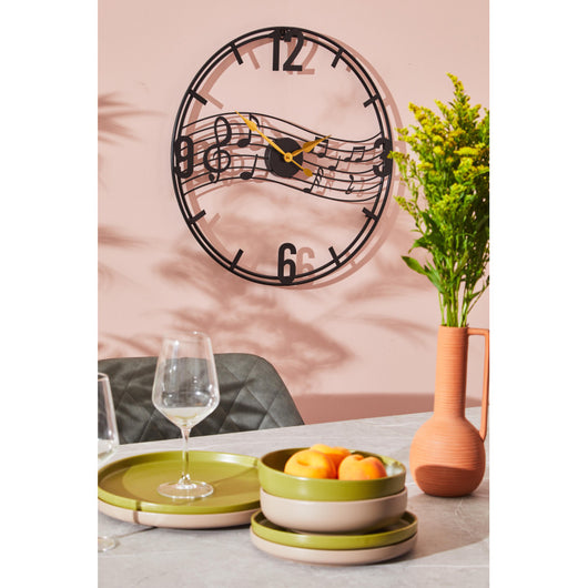 Orologio Da Parete Musica 60cm
In Metallo
Nero
