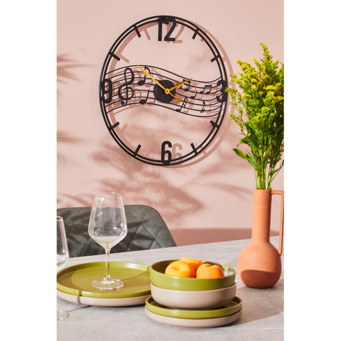 Orologio Da Parete Musica 60cm
In Metallo
Nero