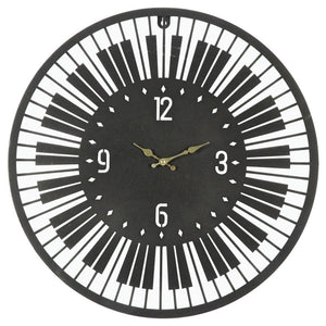 Orologio Da Parete Piano ø 60 Metallo E Plastica