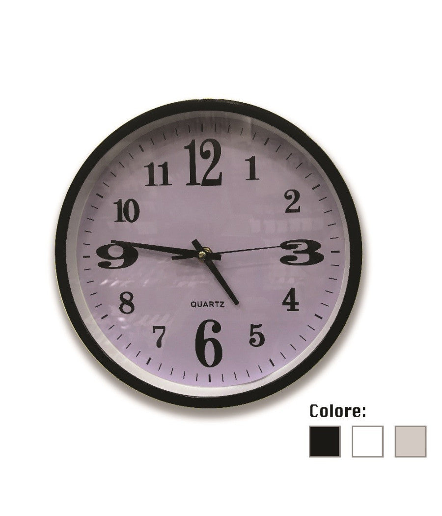 Orologio Da Parete Rotondo Movimento Al Quarzo Complemento Decorazione Arredo Casa         