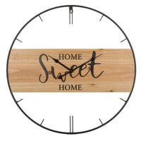 Orologio Da Parete Sweet ø 60 Metallo E Mdf