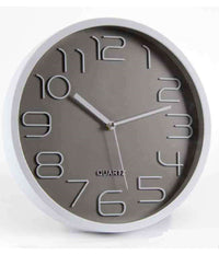 Orologio Da Parete Tondo 30x4 Cm Movimento Silenzioso Elegante Assortiti 684111         