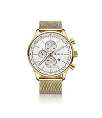 Curren Uomo Analogico Orologio Al Quarzo Di Lussocinturino Lega Water Resistant         