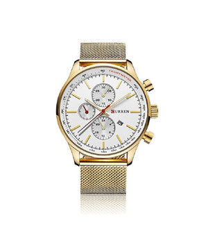 Curren Uomo Analogico Orologio Al Quarzo Di Lussocinturino Lega Water Resistant         