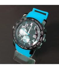 Orologio Da Polso Benchi D9652a Uomo Analogico Quarzo Sportivo Azzurro         