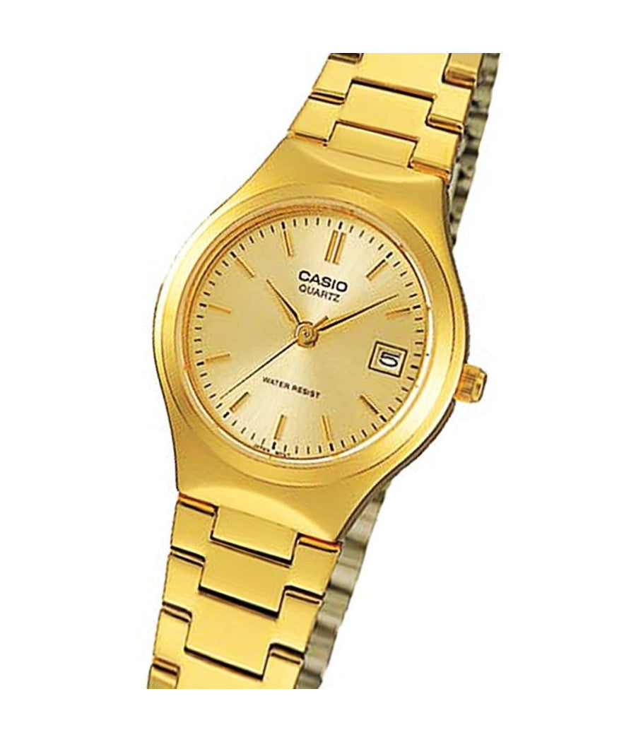 Orologio Da Polso Casio Ltp-1170n-9ardf Analogico Donna Acciaio Data Dorato         
