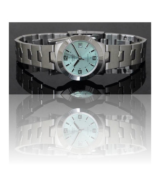 Orologio Da Polso Casio Ltp-1241d-3adf Analogico Donna Acciaio Quad Verde         